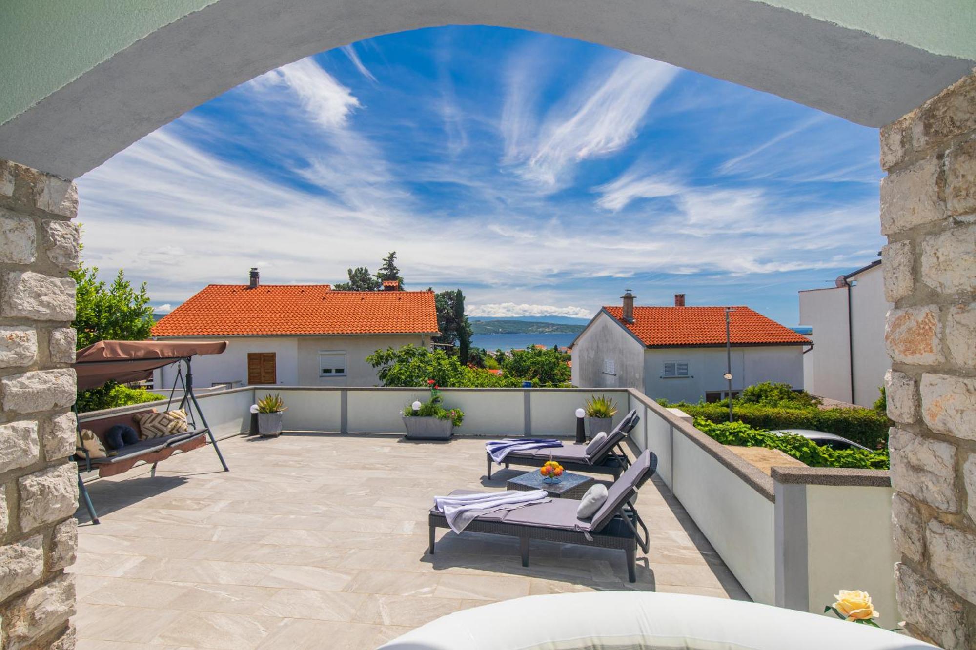 Apartment Tara With Seaview Krk Town Exteriér fotografie